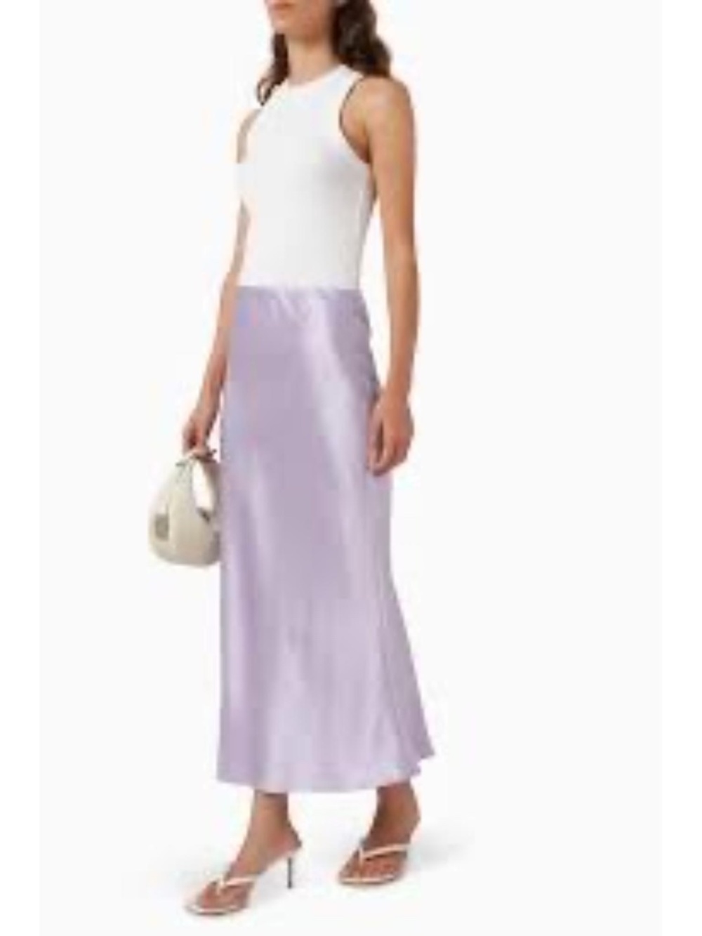 Veronica Beard Clover Silk Satin Midi Slip Skirt NWT - Picture 14 of 14